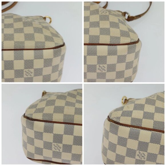 LOUIS VUITTON Damier Azur Siracusa PM Shoulder Bag N41113 LV Auth 119000 - Picture 16 of 16